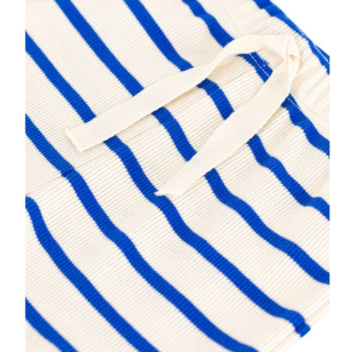 Cotton Short - 6m to 36m - Blue Stripes par Petit Bateau - The Sun Collection | Jourès