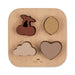 Casse-tête en bois - 4 mcx - Coeurs par Konges Sløjd - Bébé - 6 à 12 mois | Jourès