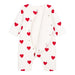 Pyjamas à manches longues - 1m à 18m - Coeurs par Petit Bateau - Love collection | Jourès