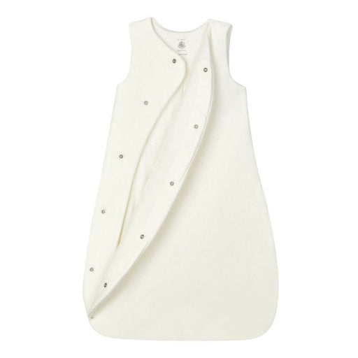 Velour Sleeping Bag for Baby - Newborn to 6m - Marshmallow par Petit Bateau - Gifts $100 and more | Jourès