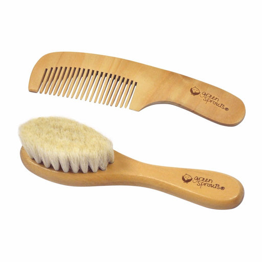 Green Sprouts Baby Brush & Comb Set par Greensprouts - Hair Accessories | Jourès