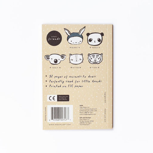 Livre de coloriage - 32 ways to dress baby animals (bébés animaux) par Wee Gallery - Retour à l'école | Jourès