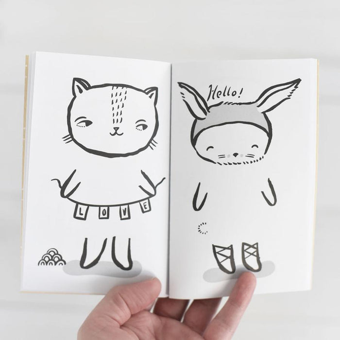 Livre de coloriage - 32 ways to dress baby animals (bébés animaux) par Wee Gallery - Retour à l'école | Jourès