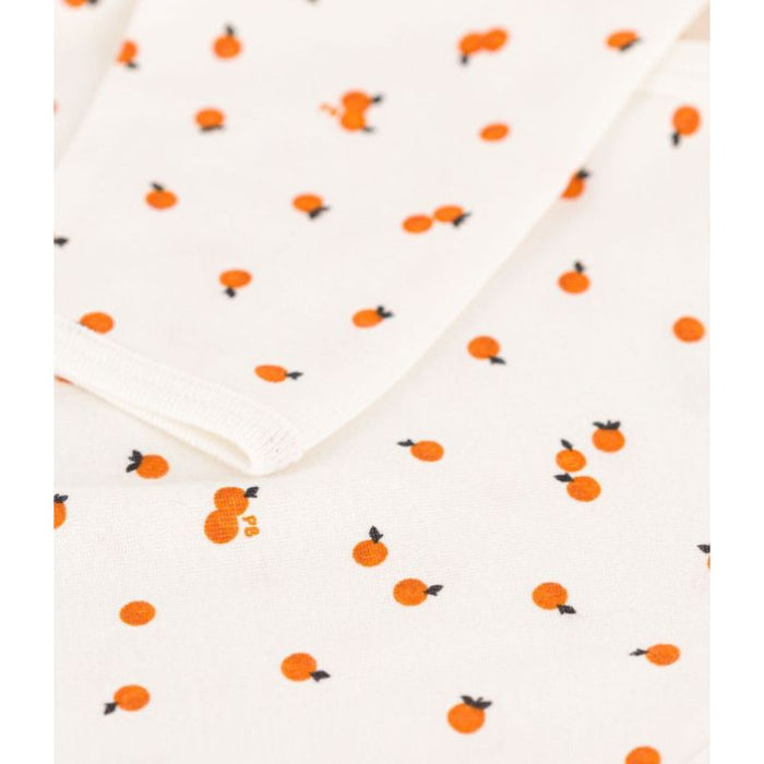 Organic Cotton Dors-Bien Pyjamas - 1m to 6m - Oranges par Petit Bateau - New in | Jourès