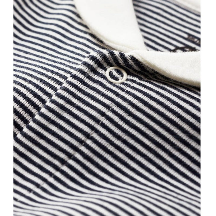 Organic Cotton Dors-bien Pyjamas - 1m to 6m - Stripes par Petit Bateau - Sleep time | Jourès