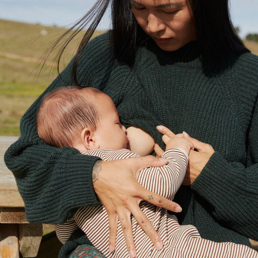 Pull Over - Breastfeeding sweater - XS to L - Forest Green par Tajinebanane - Gifts $100 and more | Jourès