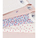 Short Sleeves Cotton Bodysuits - Pack of 5 - 3m to 24m - Pink flowers par Petit Bateau - Shorts | Jourès