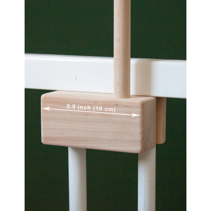 Wooden Mobile Holder - Natural par WoolenTenderness - Baby Shower Gifts | Jourès