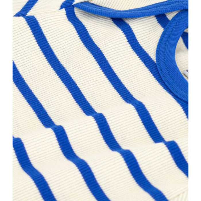 T-Shirt - 6m to 24m - Blue Stripes par Petit Bateau - The Sun Collection | Jourès