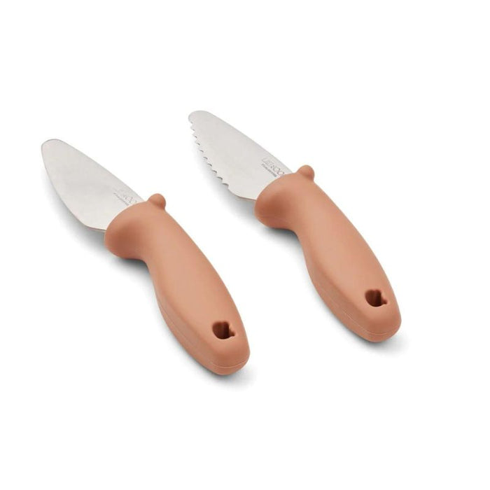 Perry cutting knife set - Tuscany rose par Liewood - Imitation Games | Jourès