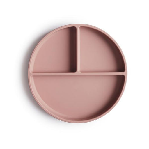Silicone Suction Plate - Blush par Mushie - Mushie | Jourès