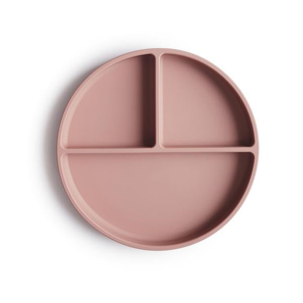 Silicone Suction Plate - Blush par Mushie - Baby | Jourès