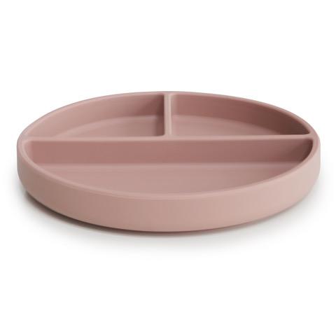 Silicone Suction Plate - Blush par Mushie - Tableware | Jourès
