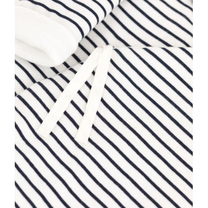 Long Sleeves One-Piece - 1m to 18m - Black/Stripes par Petit Bateau - Bodysuits, Rompers & One-piece suits | Jourès