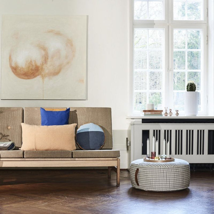Sit On Me Pouf - Round - Offwhite par OYOY Living Design - Furniture | Jourès