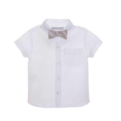 Mini chemise et noeud papillon - 6m à 4T - Beige par Patachou - Sale | Jourès