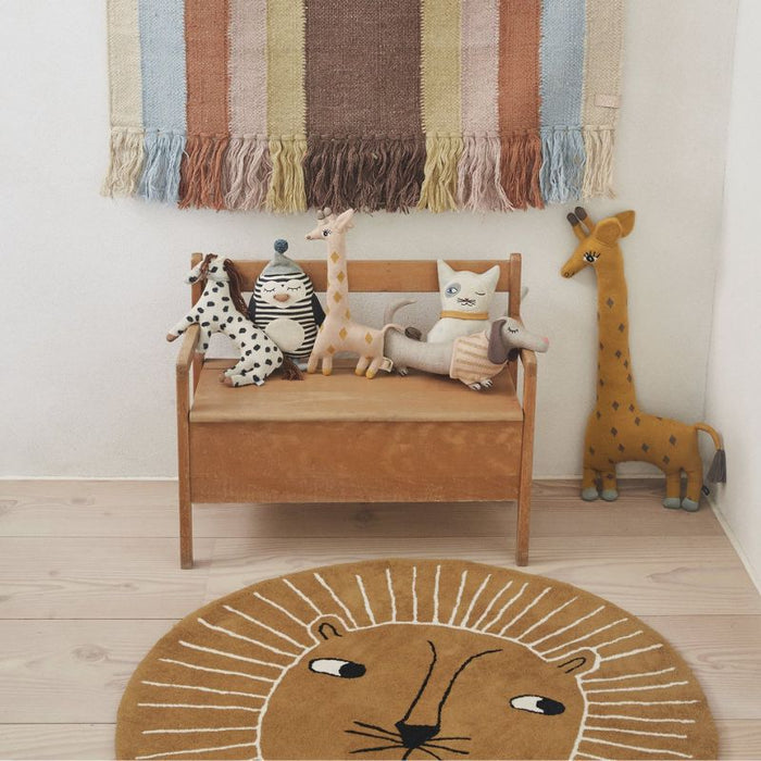 Lion Rug - Caramel par OYOY Living Design - Bedroom | Jourès