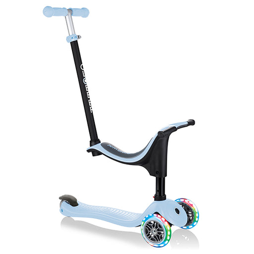 GO•UP 4 in 1 scooter with Lights - Pastel Blue par GLOBBER - Outdoor toys | Jourès