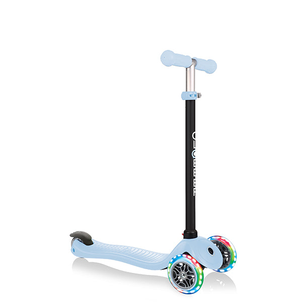 GO•UP 4 in 1 scooter with Lights - Pastel Blue par GLOBBER - Back to School 2023 | Jourès