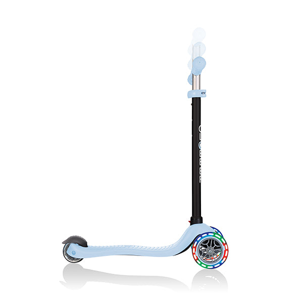 Trottinette GO-UP 4 en 1 avec lumières - Bleu pastel par GLOBBER - Jeux éducatifs et loisirs | Jourès