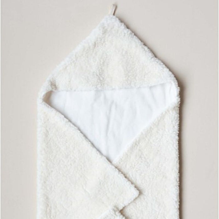 Couverture d'emmaillotage - Teddy - Blanc cassé par Nanami - La collection Ourson | Jourès