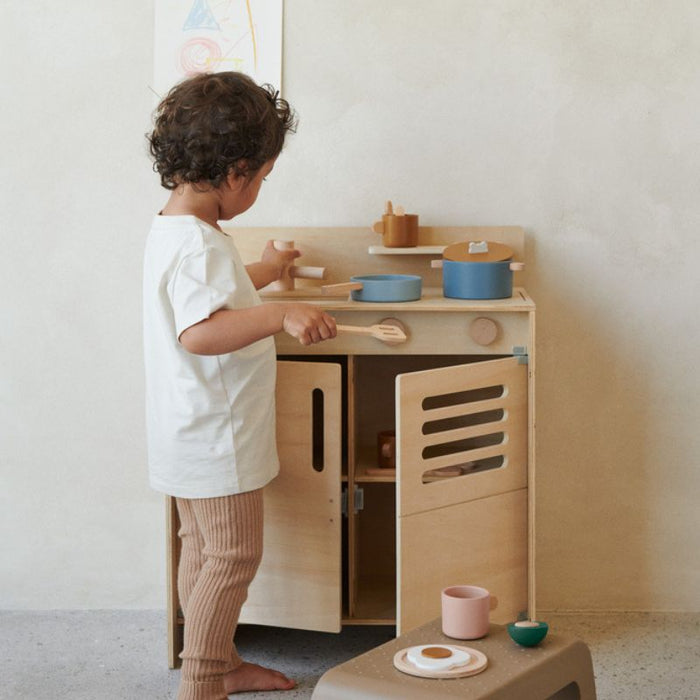 Mario Play Kitchen - Natural wood par Liewood - Mini Chef | Jourès