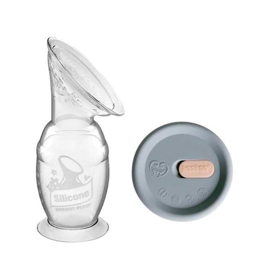 Haakaa 100% silicon milk pump and cap - 100 ml par Haakaa - Baby Shower Gifts | Jourès