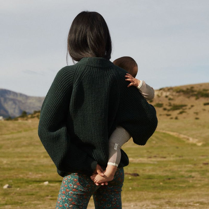 Chandail d'allaitement en laine - XS à L - Vert forêt par Tajinebanane - Vêtements | Jourès