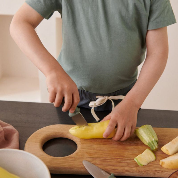 Perry cutting knife set - Golden caramel par Liewood - Educational toys | Jourès