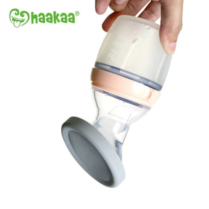 Couvercle en silicone Haakaa - Gris par Haakaa - L'heure du repas | Jourès