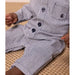 Long Sleeves One-Piece - 6m to 24m - Blue/Stripes par Petit Bateau - Bodysuits, Rompers & One-piece suits | Jourès