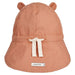 Gorm Reversible Seersucker Sun Hat - 0m to 2Y - Tuscany rose / Sandy par Liewood - Sun hats | Jourès