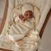 Ribbed Newborn Baby Bonnet - 0-3m - Ivory par Mushie - Gloves & Hats | Jourès