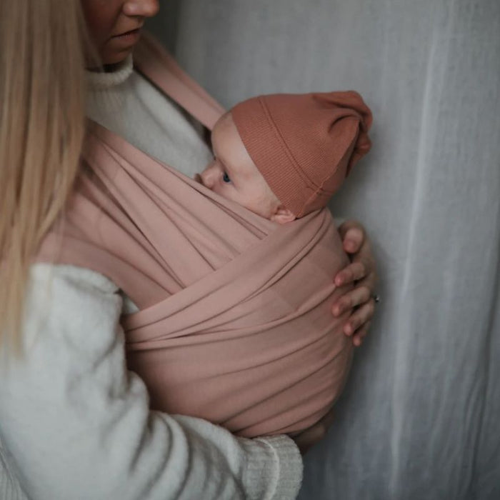 Mushie Baby Wrap - Blush par Mushie - Baby Shower Gifts | Jourès
