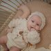 Mushie Extra Soft Muslin Crib Sheet - Natural stripe par Mushie - Sleep | Jourès
