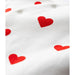 Pyjamas à manches longues - 1m à 18m - Coeurs par Petit Bateau - Love collection | Jourès