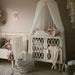 Ribbed Knotted Newborn Baby Gown - 0-3m - Beige melange par Mushie - Pajamas | Jourès