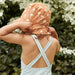 Amara Seersucker Swimsuit - 1 1/2Y to 3Y - Tuscany rose / Sandy par Liewood - Liewood | Jourès