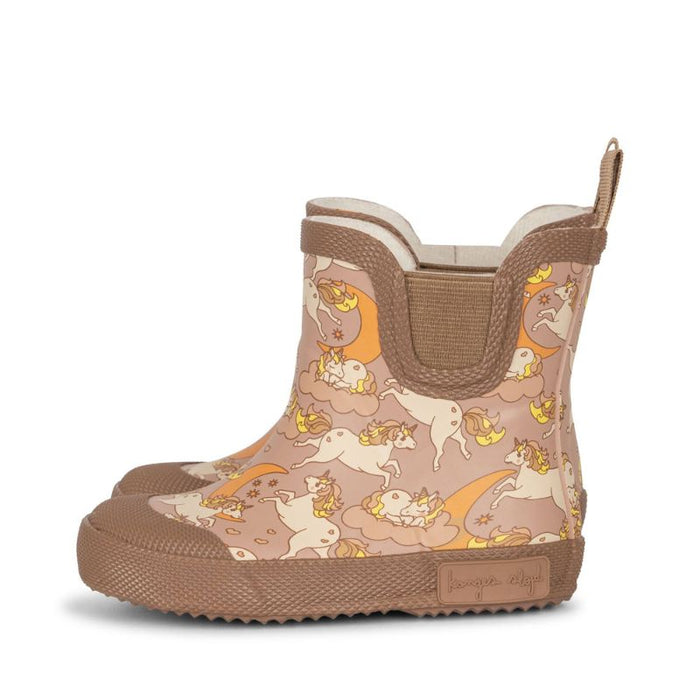 Welly Rain Rubber Boots - Size 21 to 30 - Unicorn Blush par Konges Sløjd - Boots | Jourès