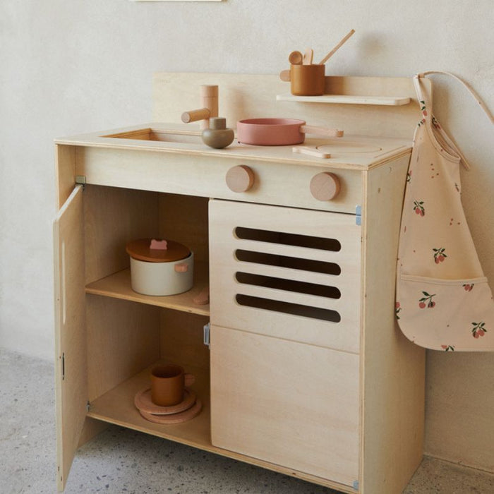 Mario Play Kitchen - Natural wood par Liewood - New in | Jourès