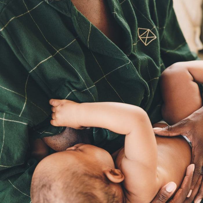 Mom Sweet Home  - Pyjama d'allaitement  - S,M,L - Vert par Tajinebanane - L'heure du repas | Jourès