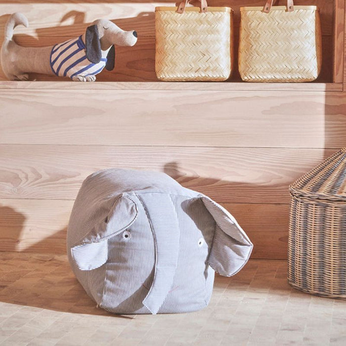 Erik l'éléphant - Coussin à chevaucher - Gris par OYOY Living Design - Maison | Jourès