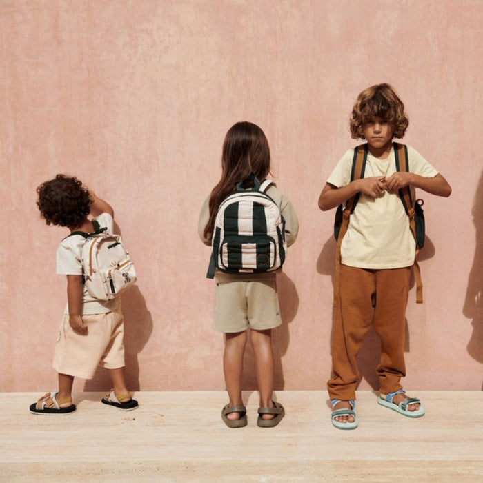 Saxo Mini Backpack - Kids / Sandy mix par Liewood - Baby travel essentials | Jourès