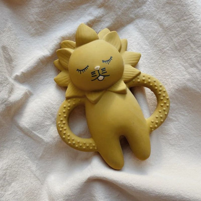 Rubber teeth soother - Lion par Konges Sløjd - Baby - 6 to 12 months | Jourès