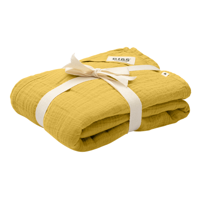 Cuddle Swaddle Muslin - Mustard par BIBS - Sleep time | Jourès