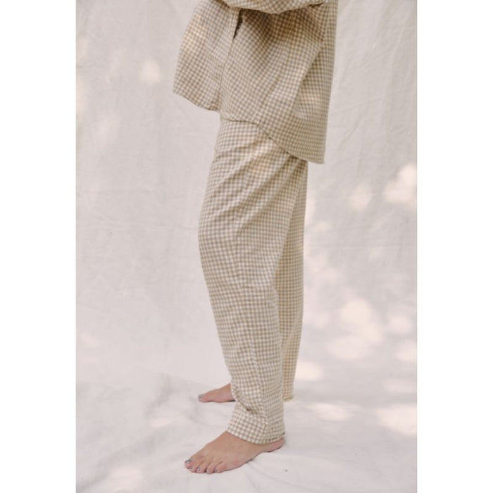 Pyjama d'allaitement Fête du sleep - XS à L - Vichy par Tajinebanane - Mother's Day | Jourès
