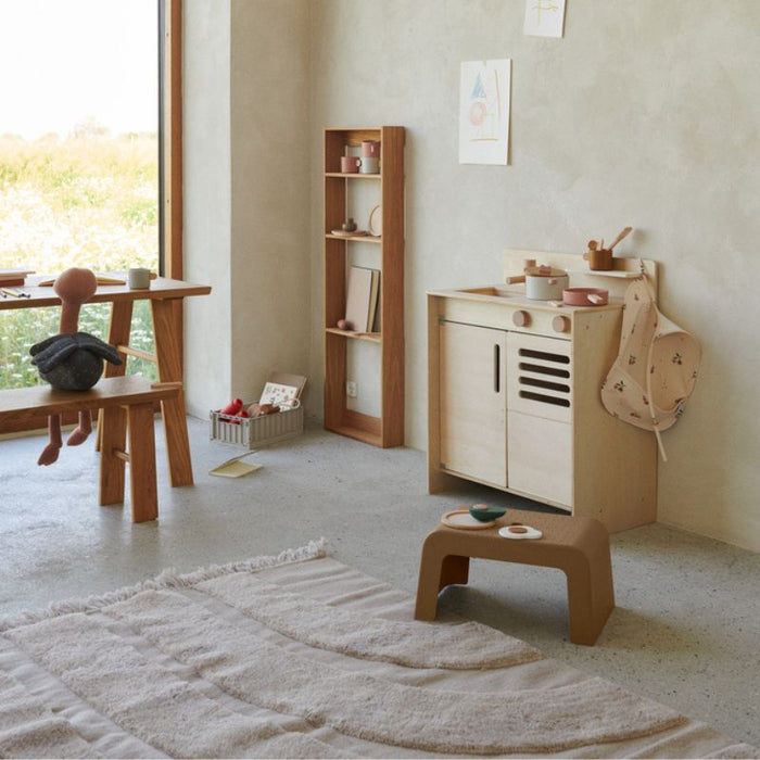 Mario Play Kitchen - Natural wood par Liewood - Play time | Jourès