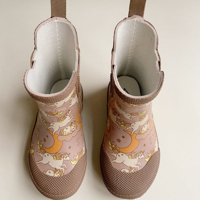 Welly Rain Rubber Boots - Size 21 to 30 - Unicorn Blush par Konges Sløjd - Konges - Clothes | Jourès