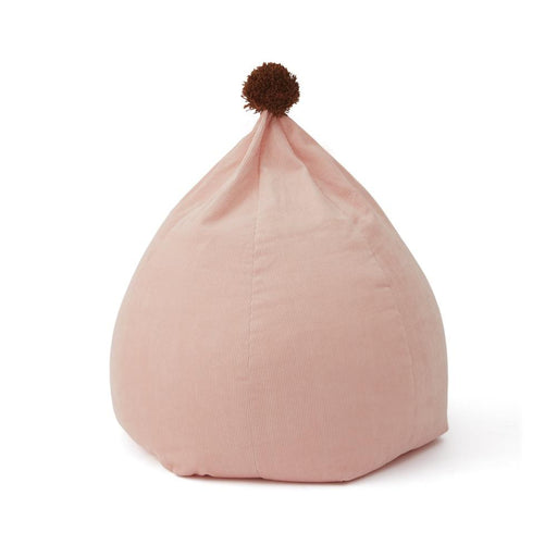 Pouf pour enfants - Velour côtelé - Corail par OYOY Living Design - Fauteils et poufs | Jourès