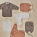 Striped Bibs - Pack of 2 - Mellow / Caramel par OYOY Living Design - Baby | Jourès